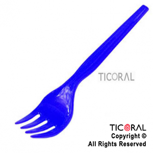 TENEDOR CLASSIC PLAST AZUL HS4941 x 20